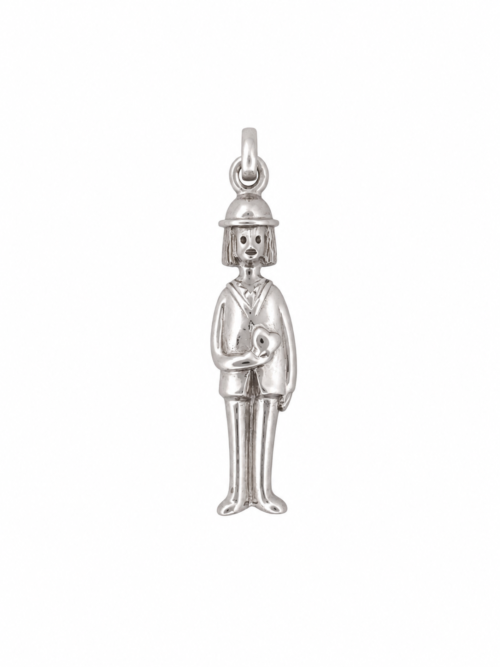 Pendentif en or gris « L'amoureux » - Les Amoureux au Kiosque Peynet